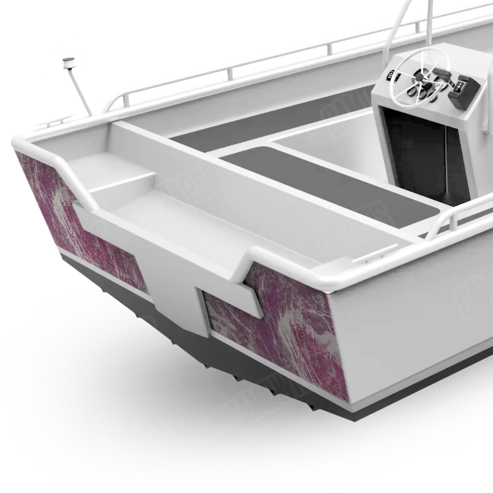 Realtree Aspect Pop Fishing Boat Transom Camo Vinyl Wrap