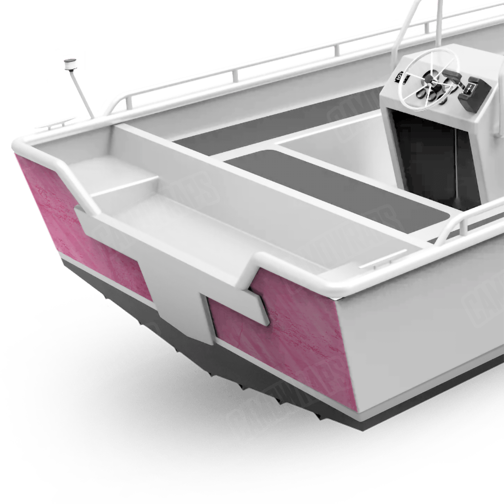 Realtree Fishing Pink Fishing Boat Transom Camo Vinyl Wrap