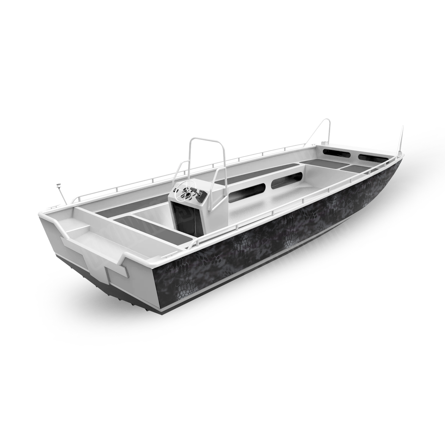 Kryptek Typhon Boat Vinyl Wrap