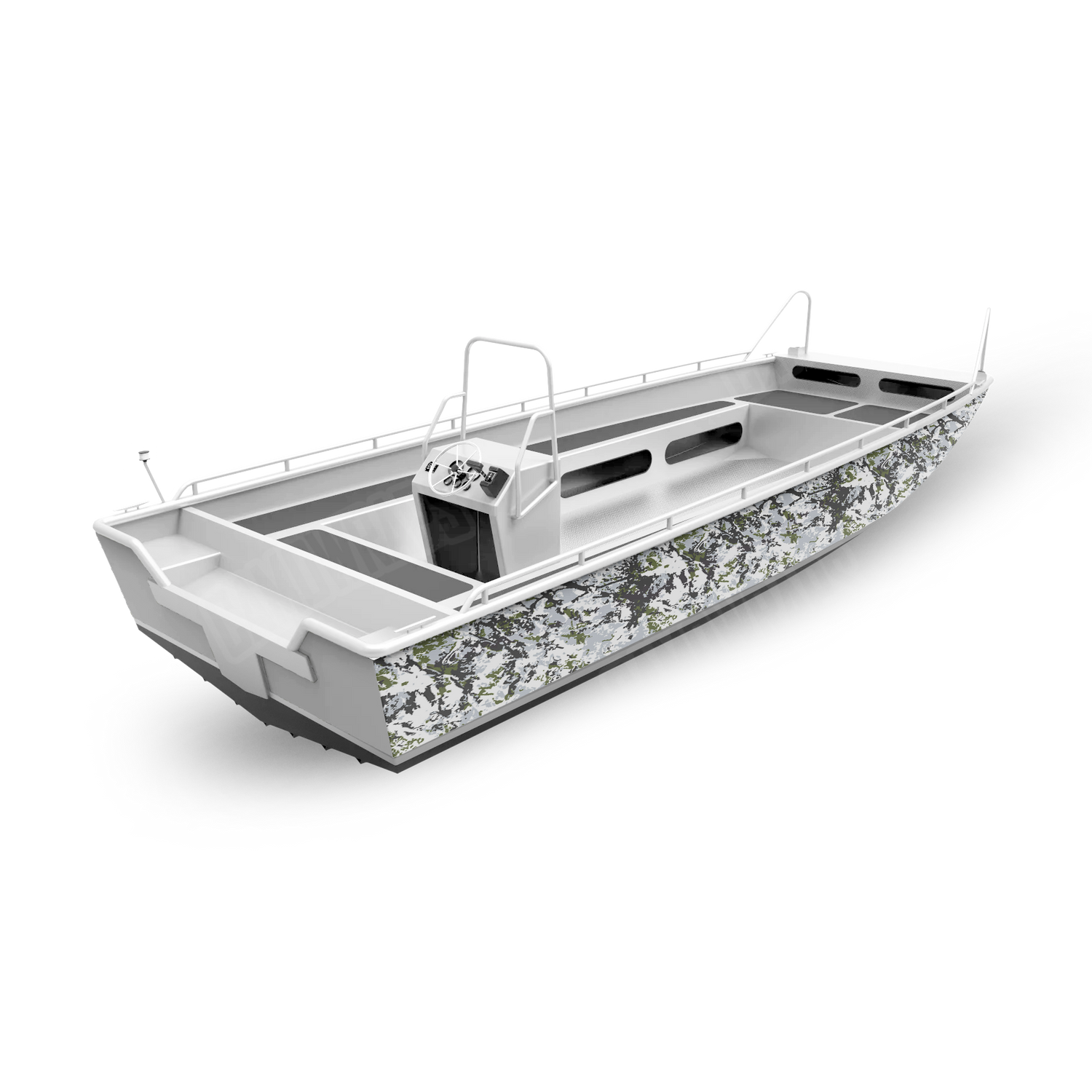 RELV X1 Timber Wolf Boat Vinyl Wrap