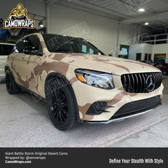 desert camo mercedes wrap