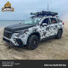 snow camo subaru wrap