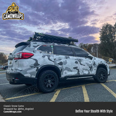 snow camo subaru wrap