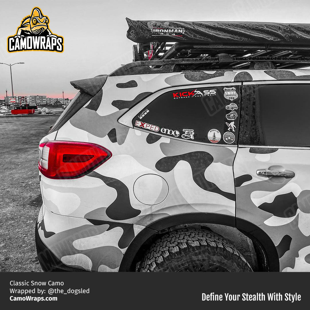 snow camo subaru wrap