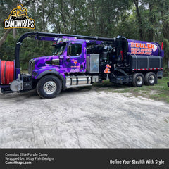 Purple Truck Wrap