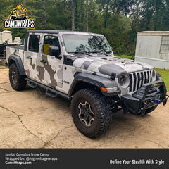 snow camo jeep wrap