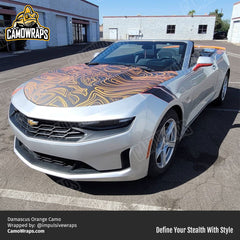 orange damascus hood wrap