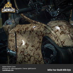 digital desert camo can am wrap