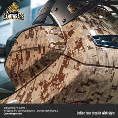 digital desert camo can am wrap