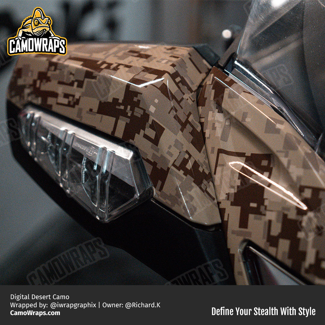 digital desert camo can am wrap