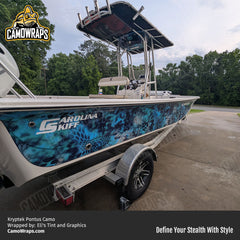 kryptek boat wrap