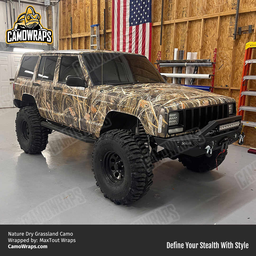 nature camo jeep wrap