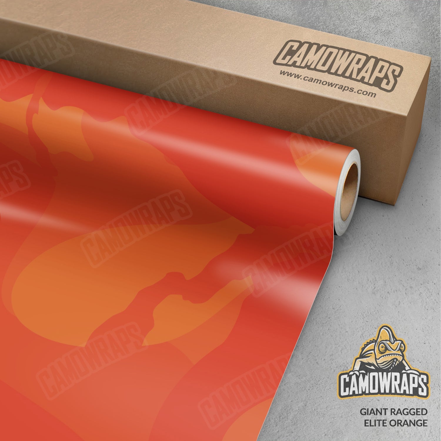 Giant Ragged Elite Orange Camo Vinyl Wrap