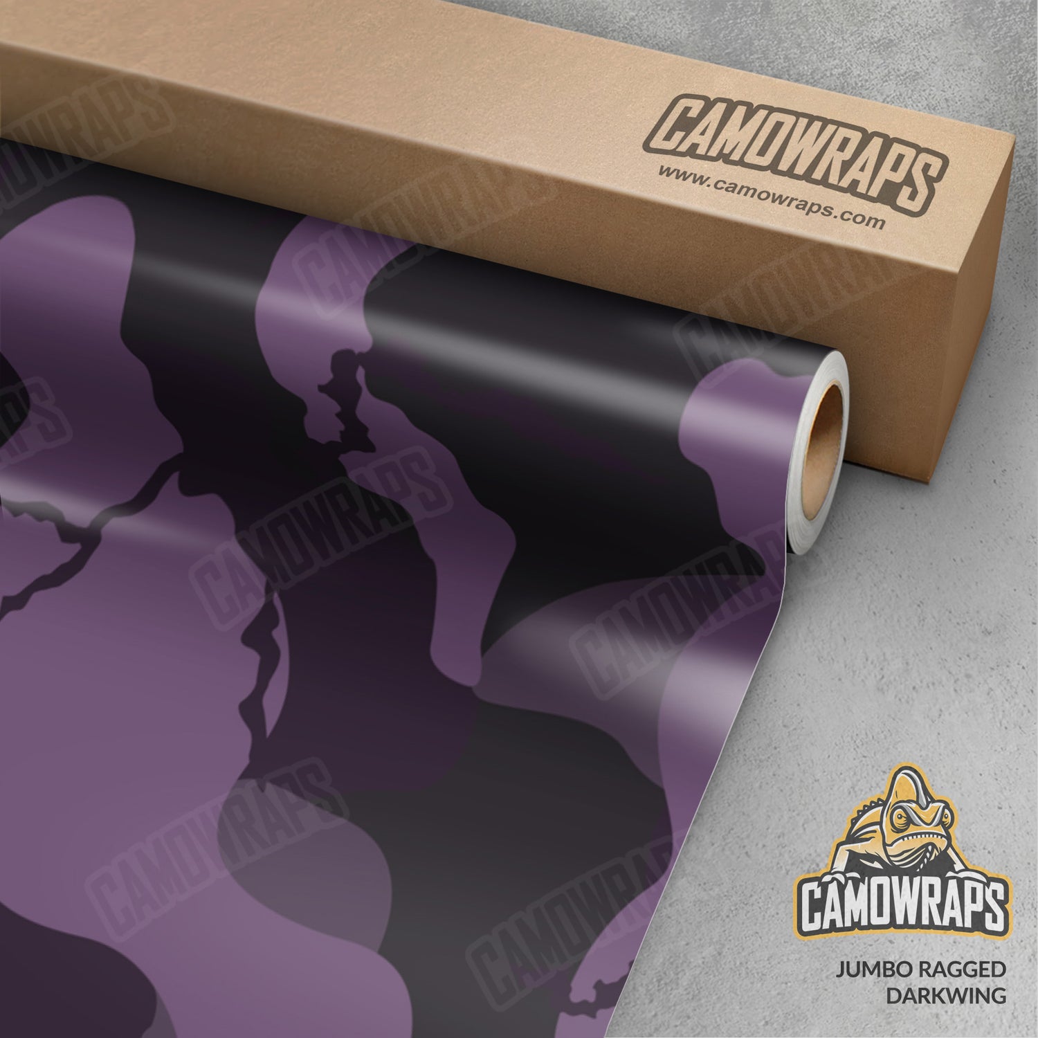 Jumbo Ragged Darkwing Camo Vinyl Wrap