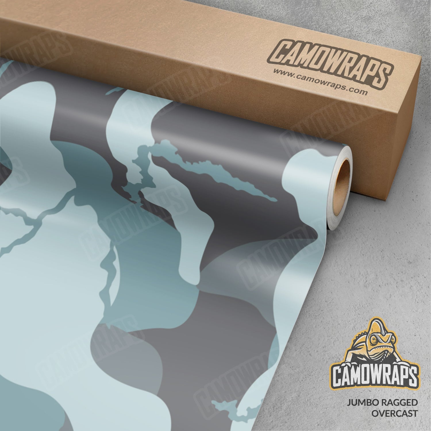 Jumbo Ragged Overcast Camo Vinyl Wrap