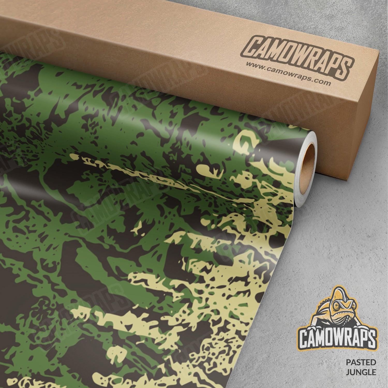 Pasted Jungle Camo Vinyl Wrap