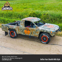 relv camo truck wrap