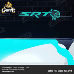 tiffany blue camo hellcat wrap