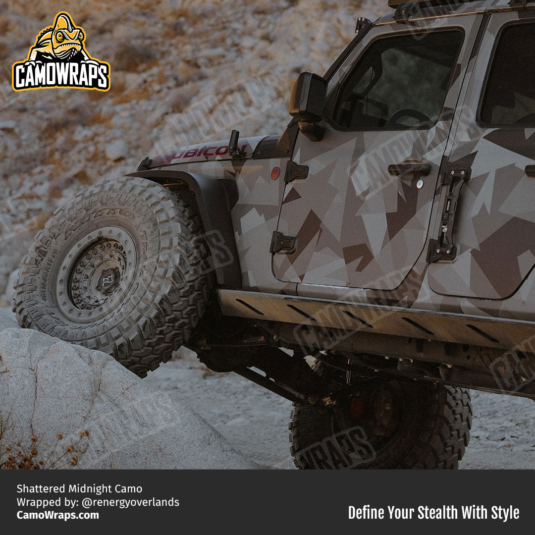 shattered camo jeep wrap