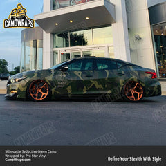 seductive camo car wrap