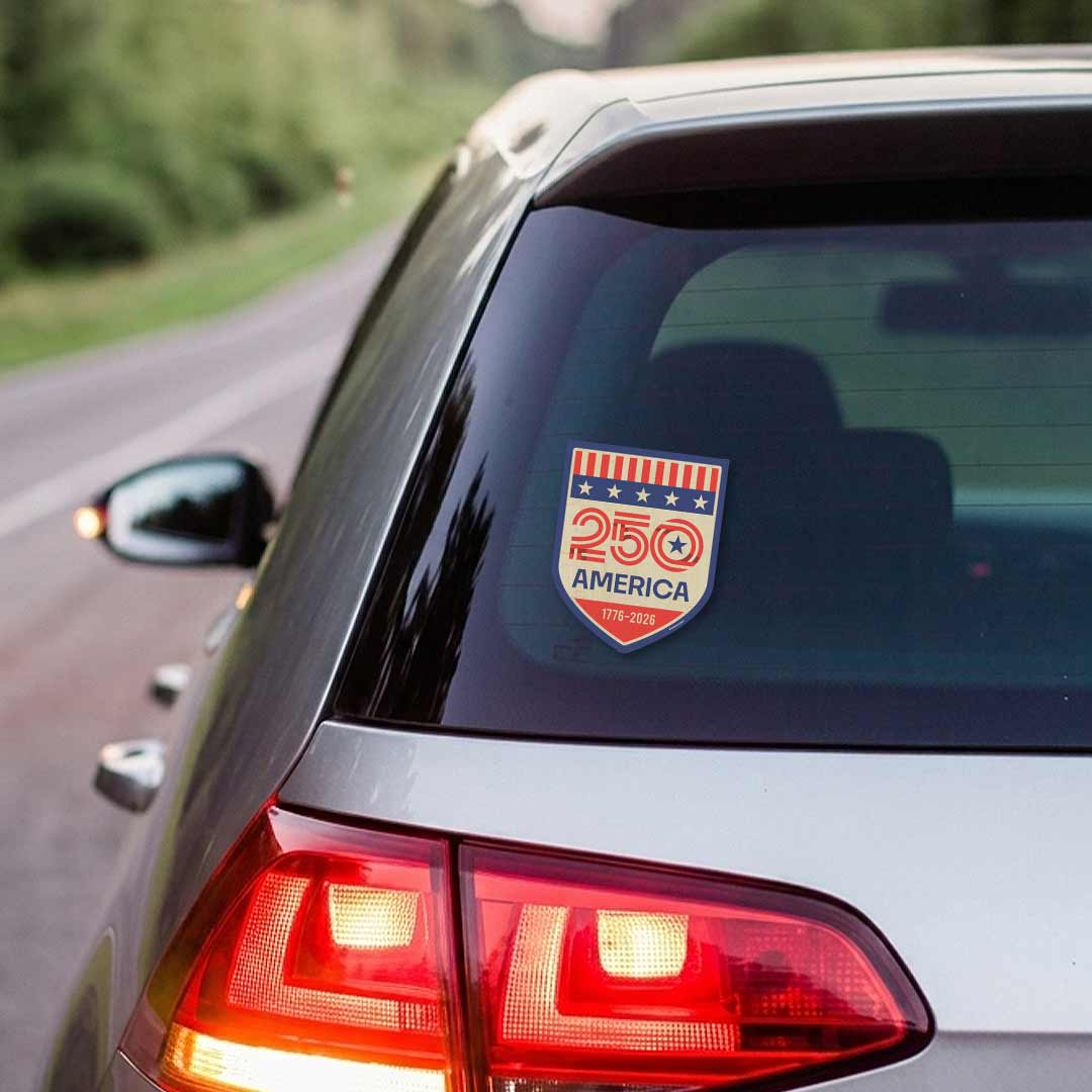America 250 Decal - Patriotic 250th Anniversary Vinyl Sticker