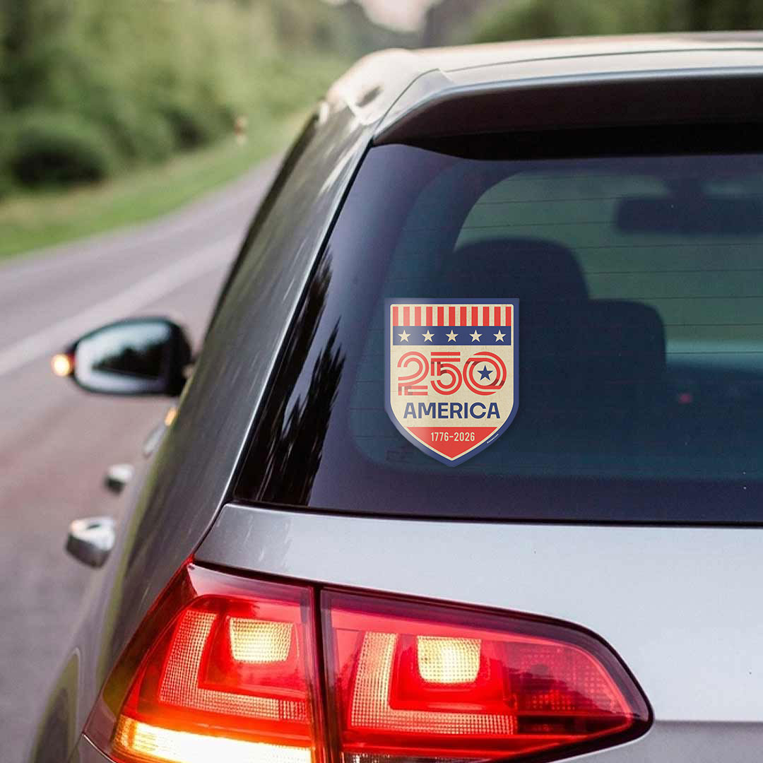 America 250 Decal - Patriotic 250th Anniversary Vinyl Sticker