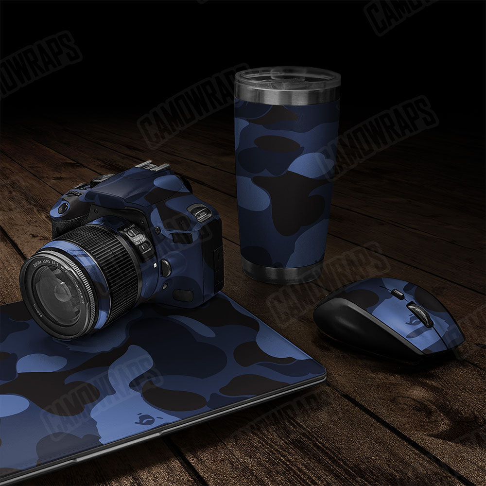 Bape Blue Midnight Gear Skin Vinyl Wrap