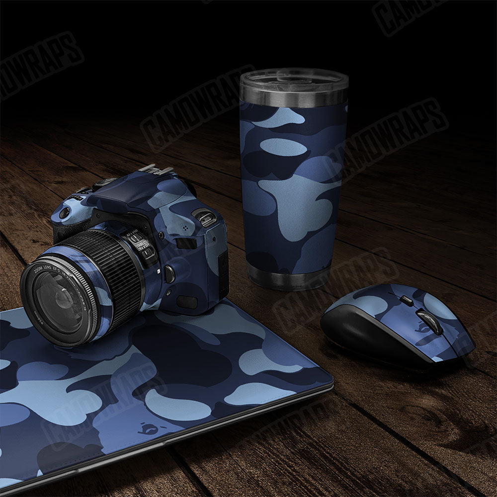 Bape Blue Urban Night Gear Skin Vinyl Wrap