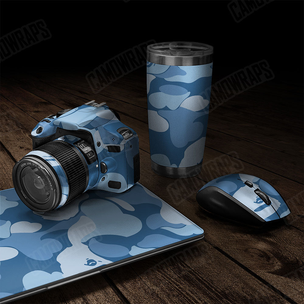 Bape Cool Blue Gear Skin Vinyl Wrap