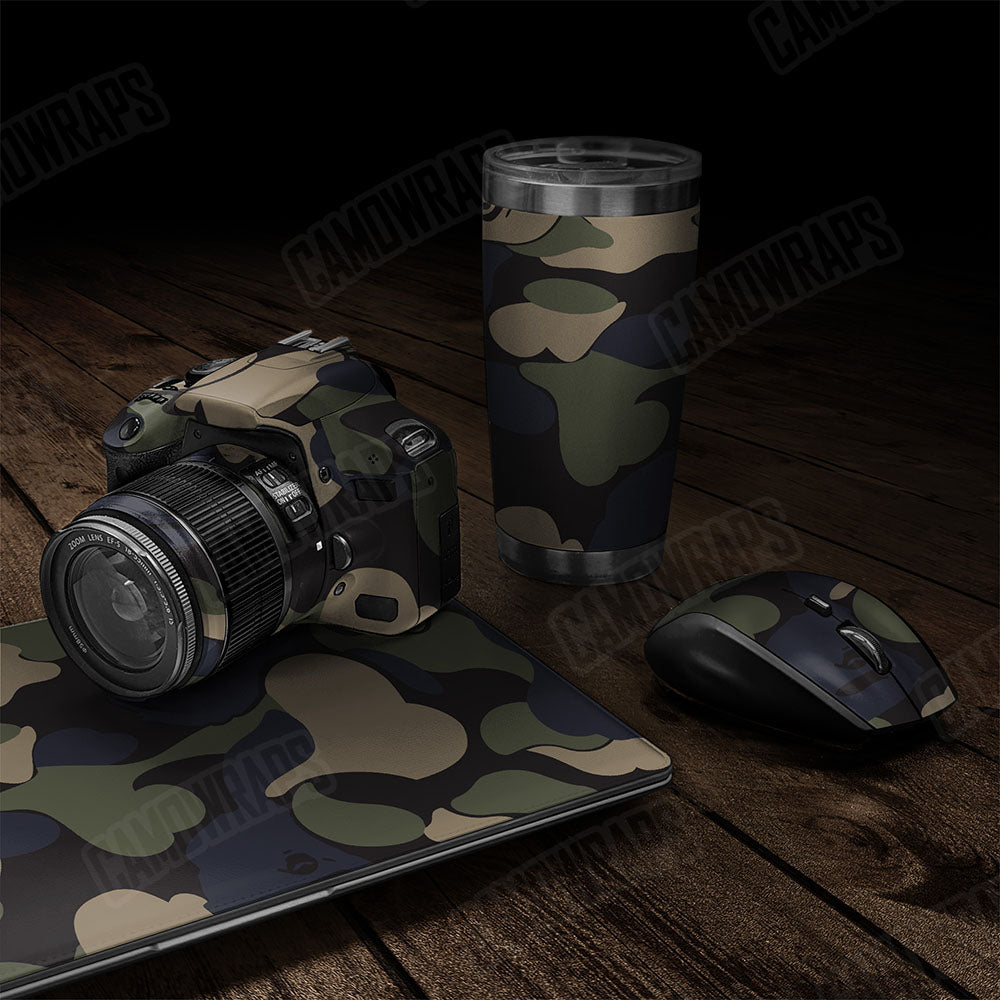 Bape Militant Blue Gear Skin Vinyl Wrap