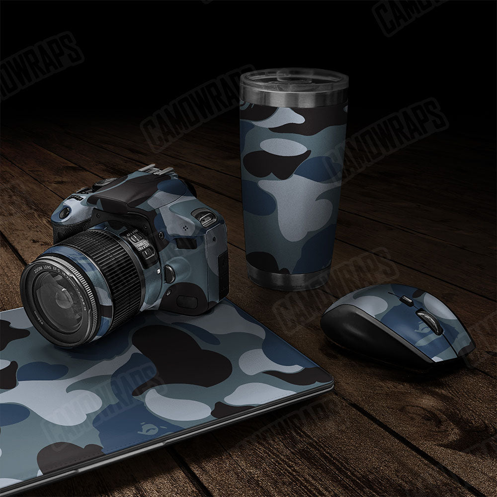Bape Navy Gear Skin Vinyl Wrap