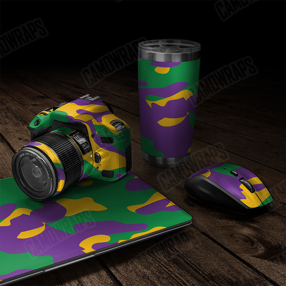 Classic Mardi Gras Gear Skin Vinyl Wrap
