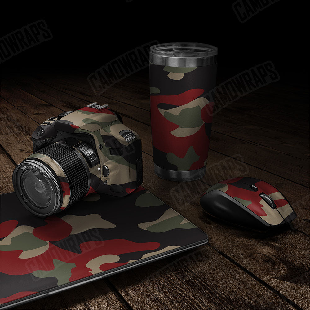 Classic Militant Red Gear Skin Vinyl Wrap