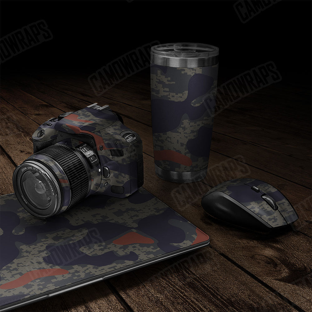 Compound Blue Copper Gear Skin Vinyl Wrap