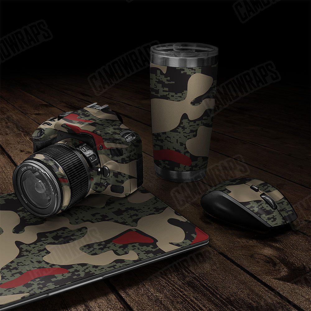 Compound Militant Red Gear Skin Vinyl Wrap