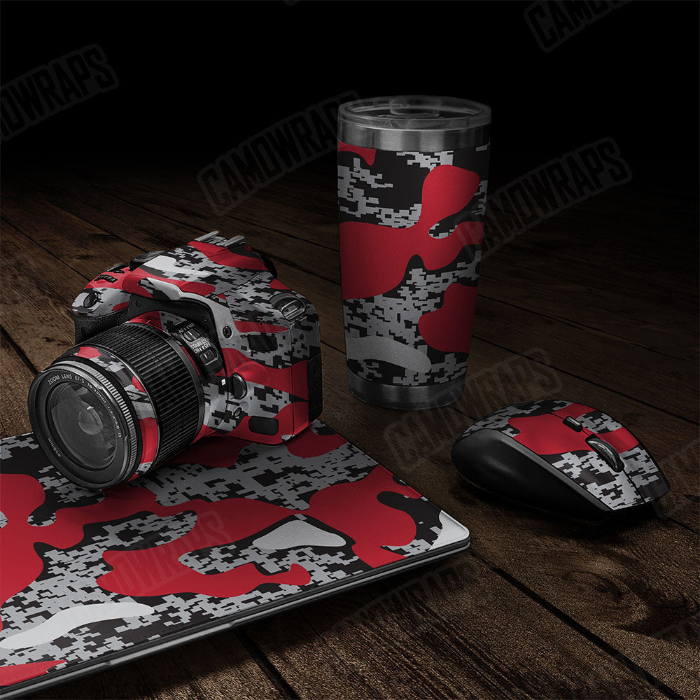 Compound Red Tiger Gear Skin Vinyl Wrap