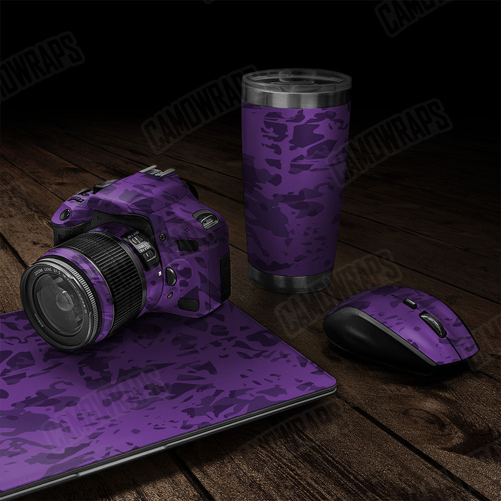 Crystal Elite Purple Gear Skin Vinyl Wrap