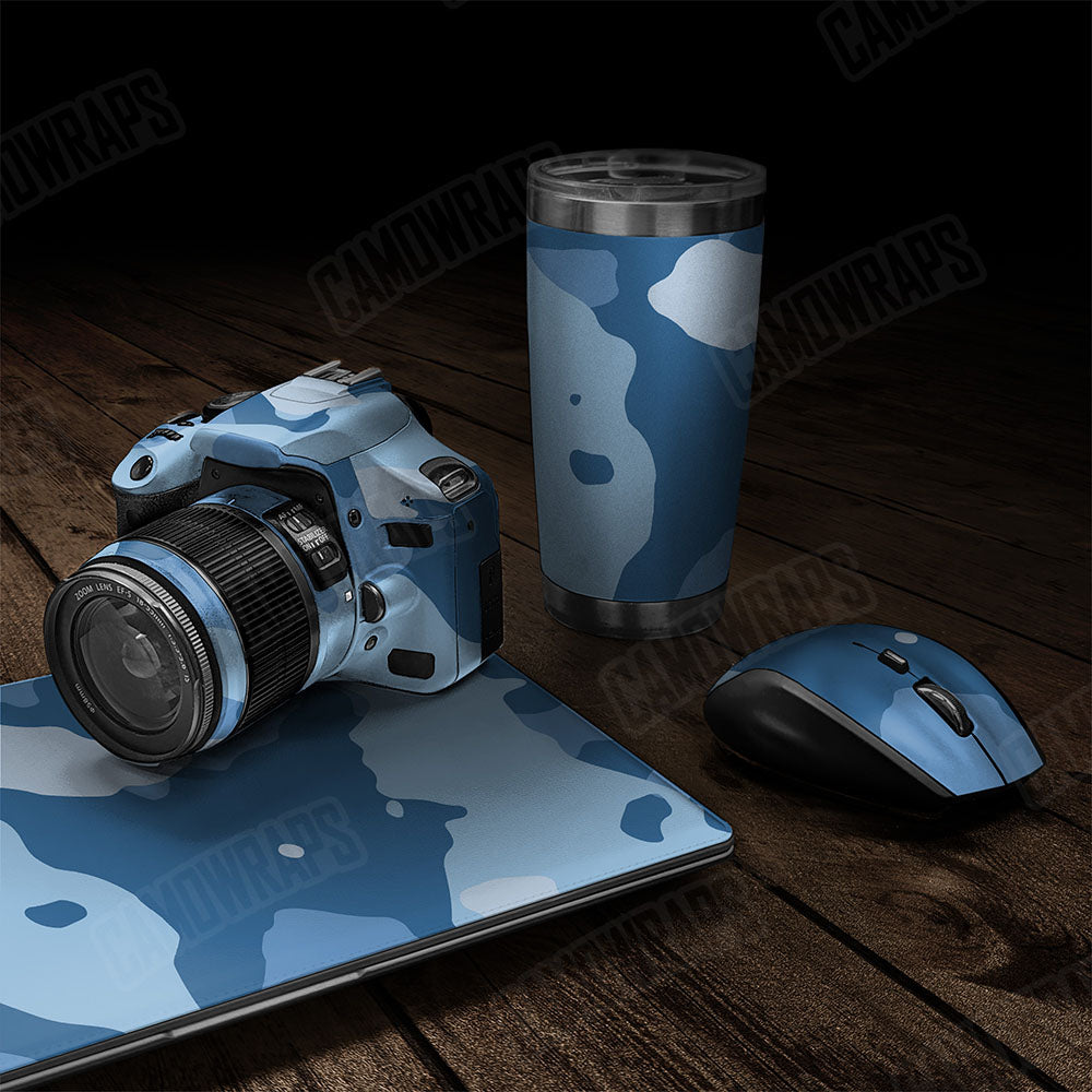 Cumulus Cool Blue Gear Skin Vinyl Wrap