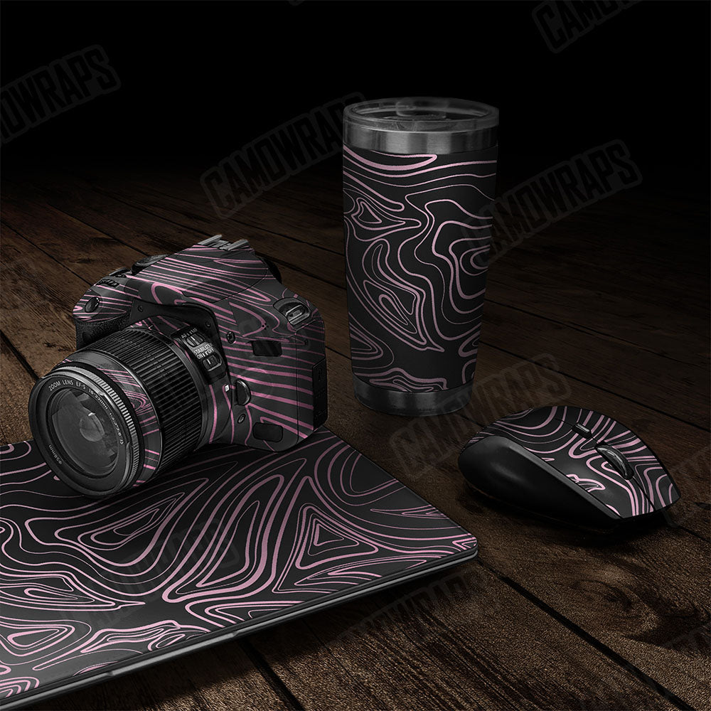 Damascus Pink Gear Skin Vinyl Wrap