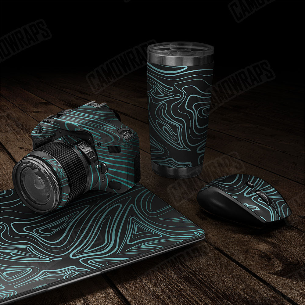 Damascus Tiffany Blue Gear Skin Vinyl Wrap