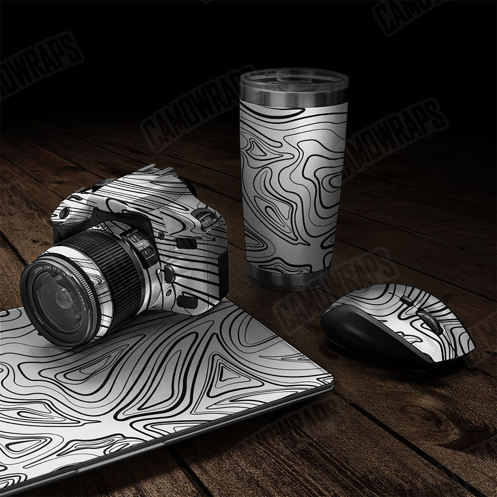 Damascus White Gear Skin Vinyl Wrap