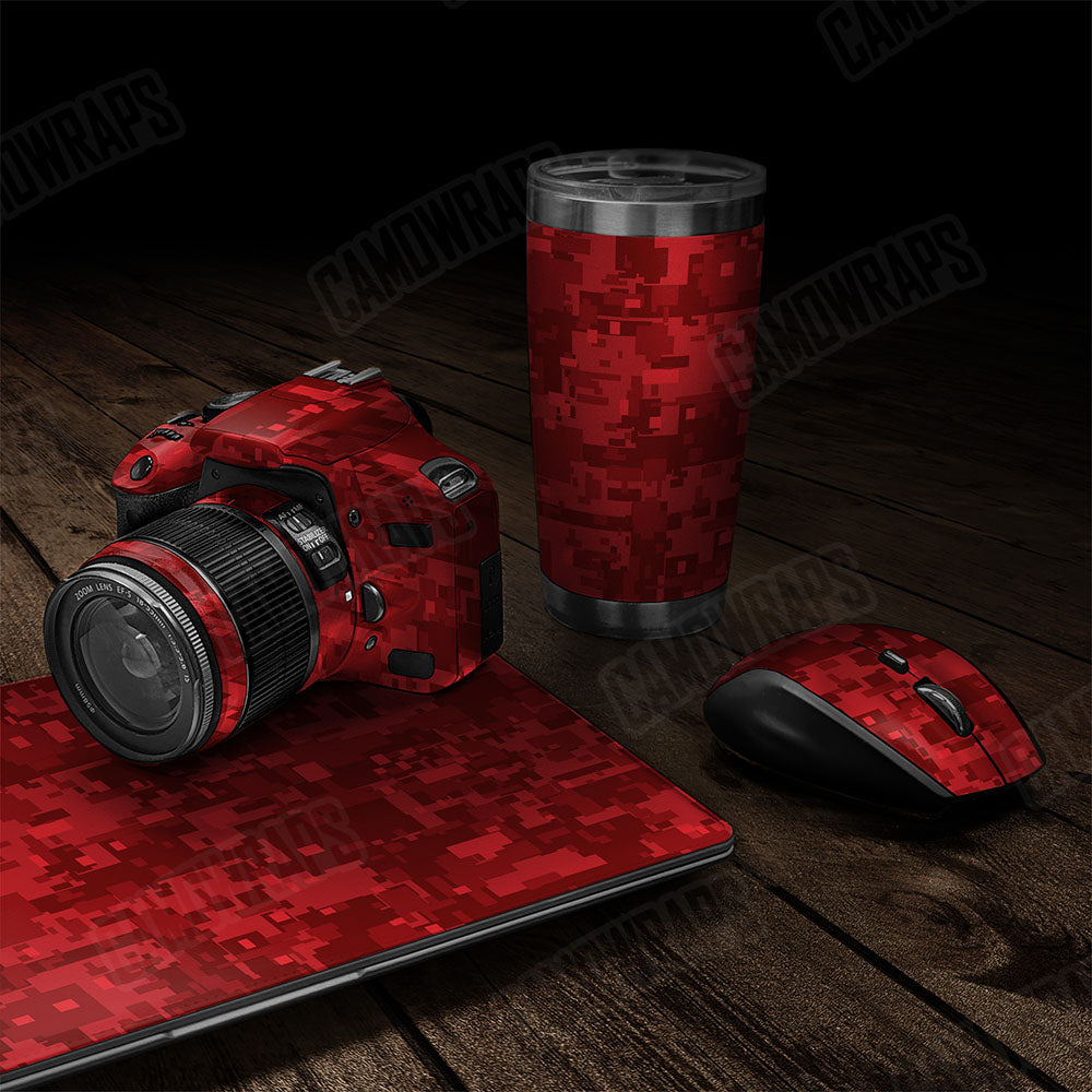 Digital Elite Red Gear Skin Vinyl Wrap