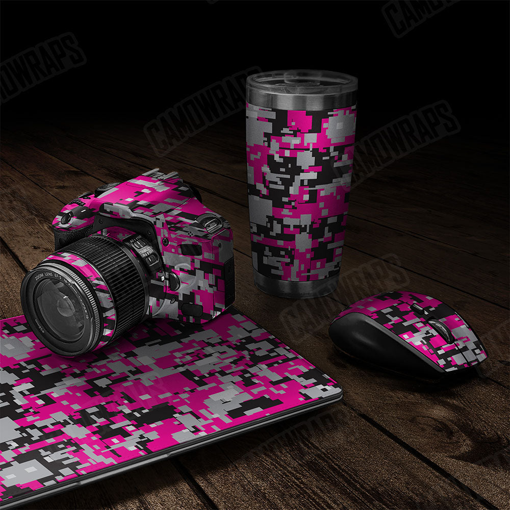 Digital Magenta Tiger Gear Skin Vinyl Wrap