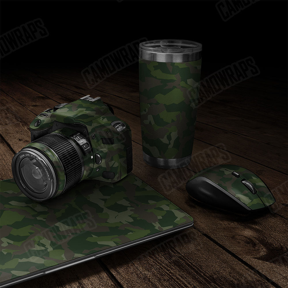 Erratic Army Dark Green Gear Skin Vinyl Wrap