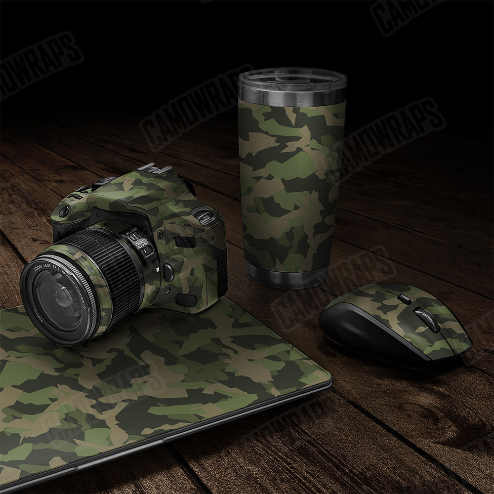 Erratic Army Green Gear Skin Vinyl Wrap