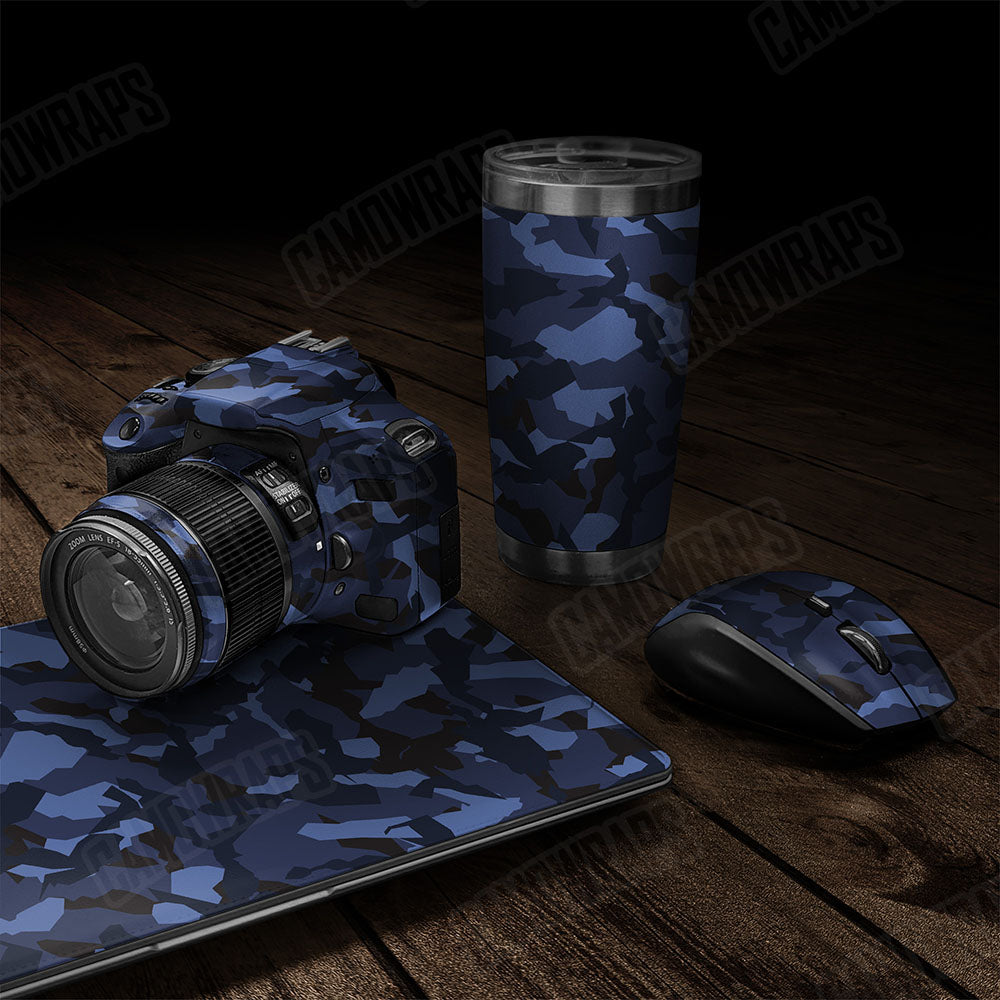 Erratic Blue Midnight Gear Skin Vinyl Wrap