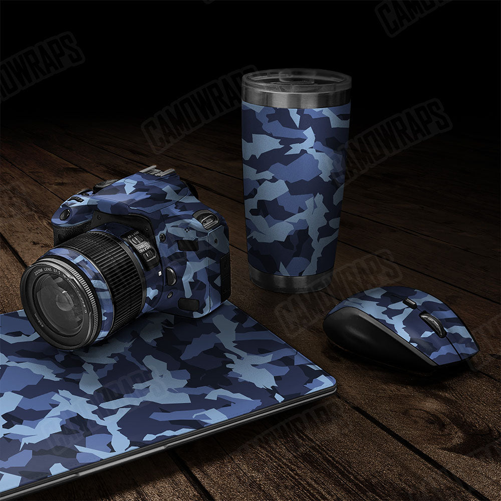 Erratic Blue Urban Night Gear Skin Vinyl Wrap