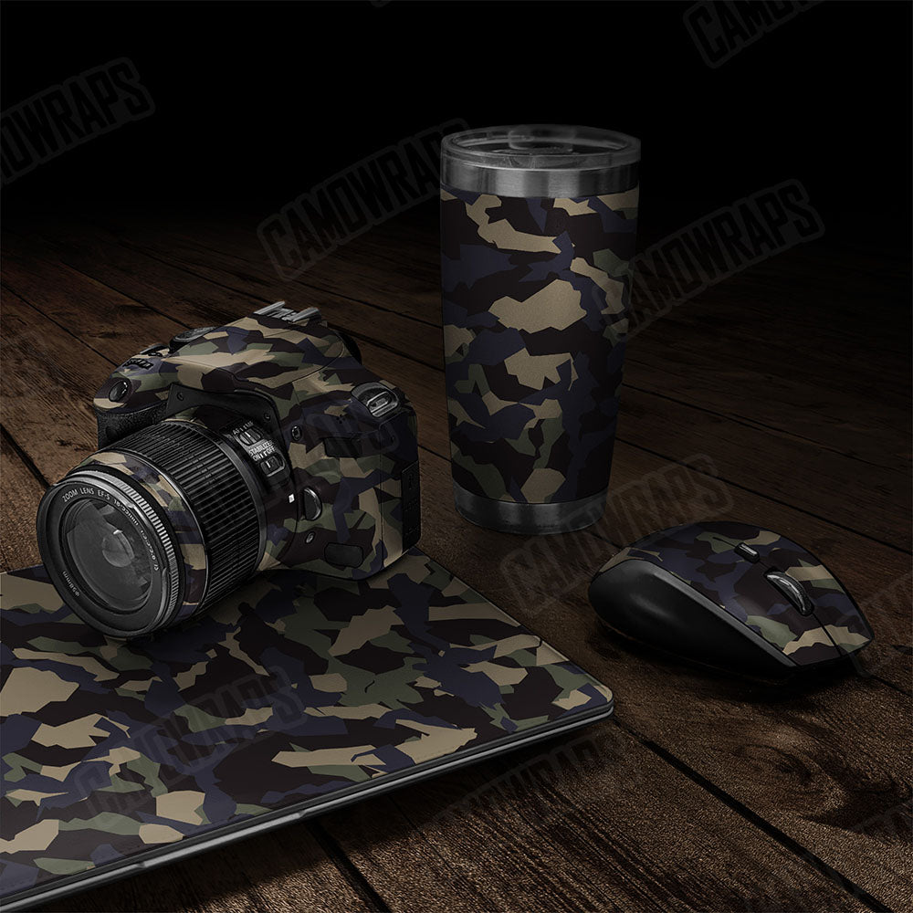 Erratic Militant Blue Gear Skin Vinyl Wrap