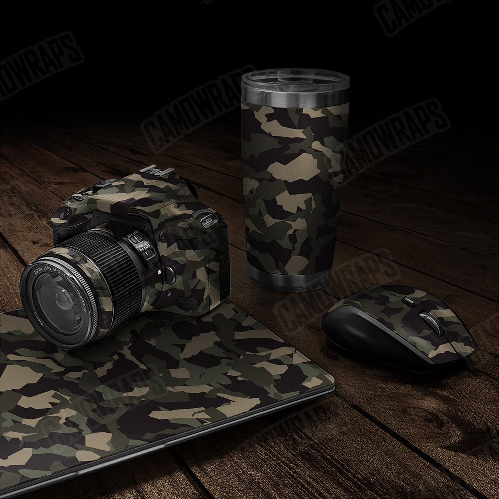 Erratic Militant Green Gear Skin Vinyl Wrap