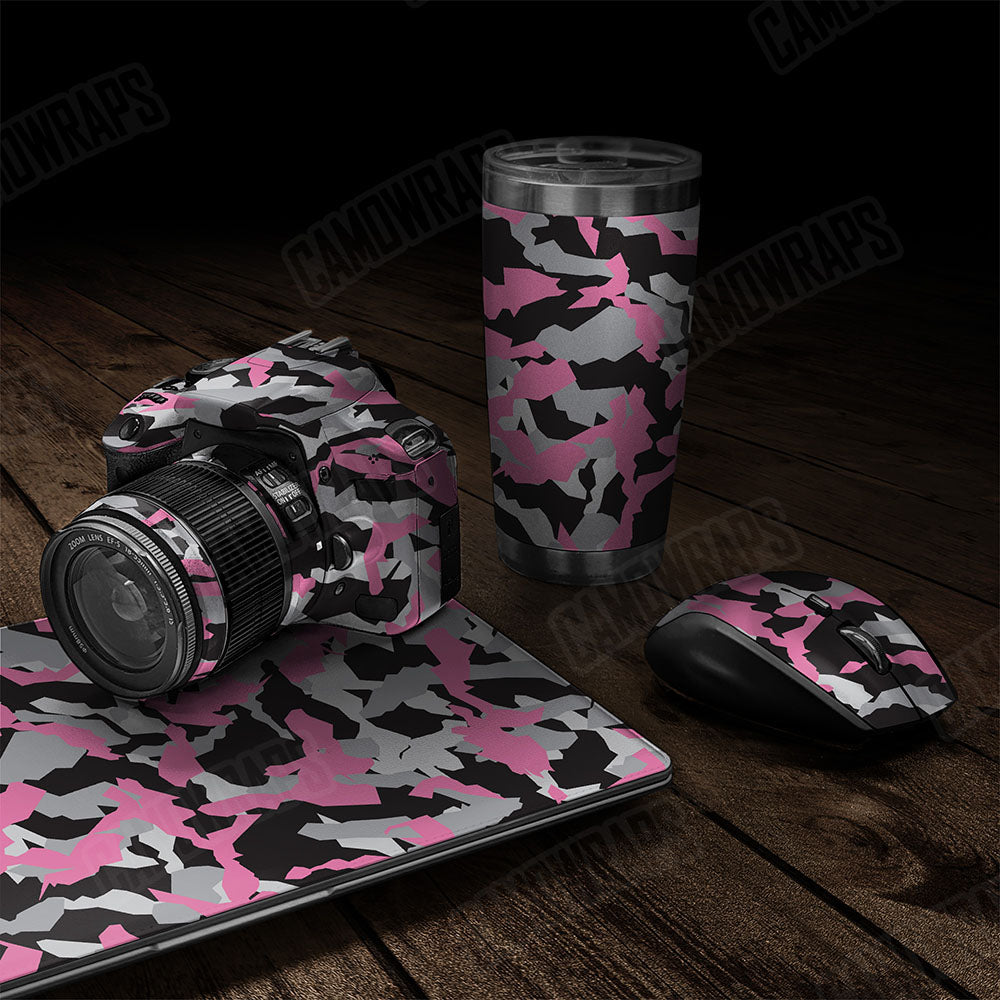 Erratic Pink Tiger Gear Skin Vinyl Wrap